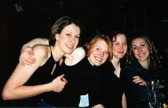 Steph, Jen, Vic and Jo, could they wear anymore black!