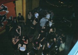 The DJ managed to fill the floor with some good tunes... he did also manage to empty it with a fair amout of shite ones