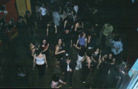 The dance floor got a lot busier later. 